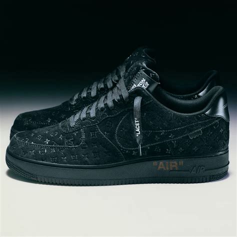 nike louis vuitton air force 1 black|Nike Air Force 1 exhibition.